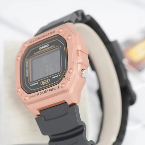 Đồng Hồ Casio 44.4 mm x 43.2 mm Nam W-218HM-5BVDF