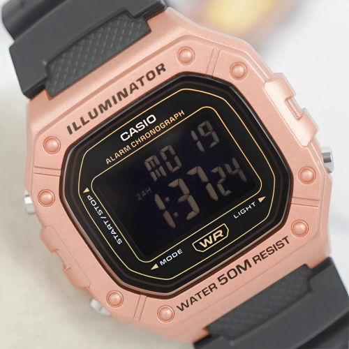 Đồng Hồ Casio 44.4 mm x 43.2 mm Nam W-218HM-5BVDF
