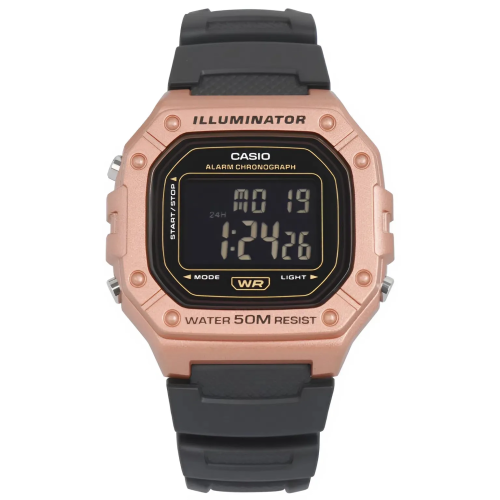 Đồng Hồ Casio 44.4 mm x 43.2 mm Nam W-218HM-5BVDF