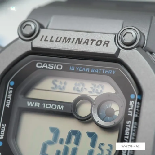 Đồng Hồ Casio 51.9 x 45.7 mm Nam W-737H-1A2VDF