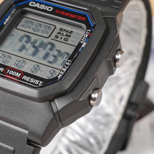 Đồng Hồ Casio 44.2 x 36.8 mm Nam W-800H-1AVDF