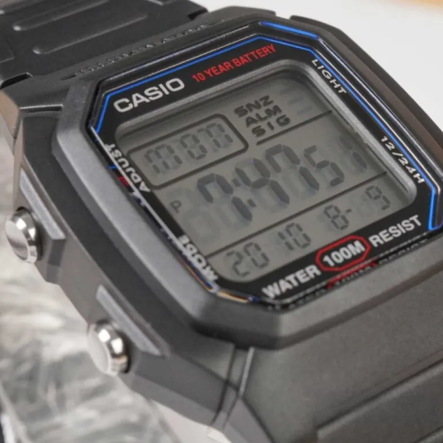 Đồng Hồ Casio 44.2 x 36.8 mm Nam W-800H-1AVDF