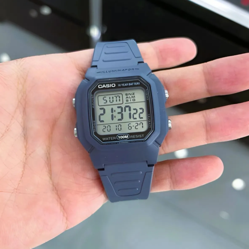 Đồng Hồ Casio 44.2 × 36.8 mm Nam W-800H-2AVDF