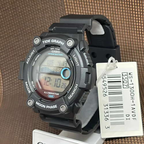 Đồng Hồ Casio 51mm Nam WS-1300H-1AVDF