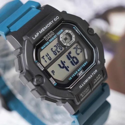 Đồng Hồ Casio 47.2 x 44.5 mm Nam WS-1400H-3AVDF