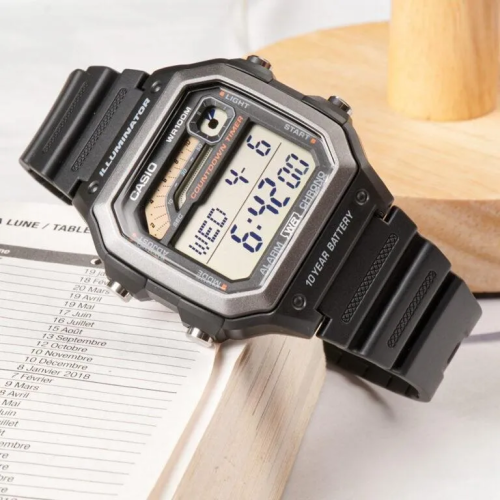 Đồng Hồ Casio Nam WS-1600H-1AVDF