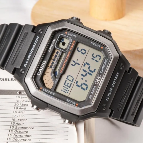 Đồng Hồ Casio Nam WS-1600H-1AVDF