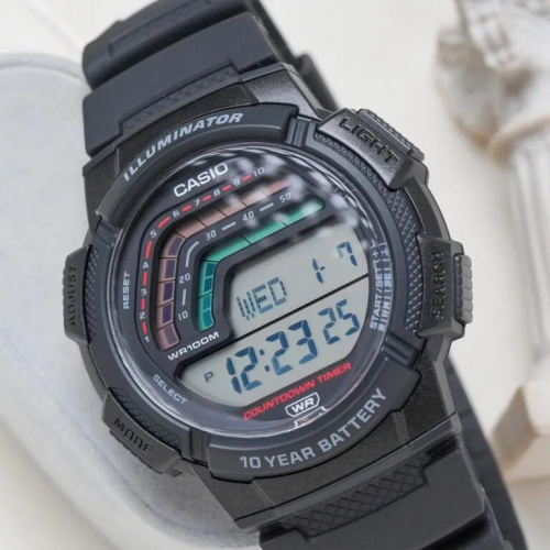 Đồng Hồ Casio 48.2 x 45 x 13.8 mm Nam WS-1800-1AVDF