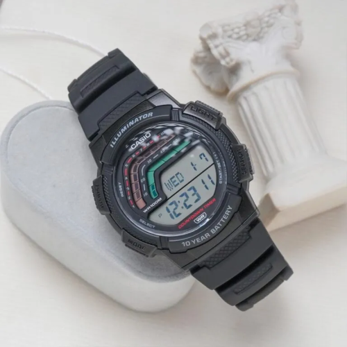 Đồng Hồ Casio 48.2 x 45 x 13.8 mm Nam WS-1800-1AVDF