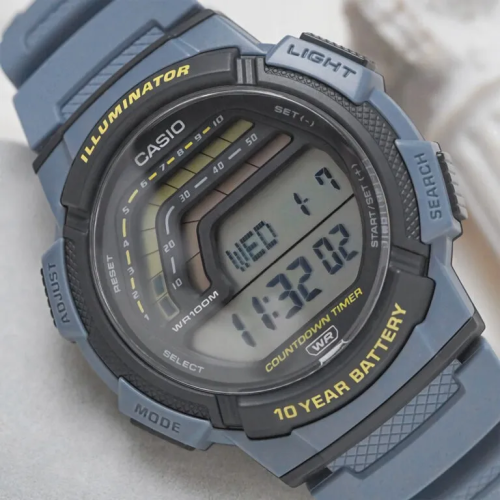 Đồng Hồ Casio 48.2 x 45 x 13.8 mm Nam WS-1800-2AVDF