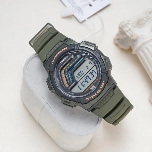 Đồng Hồ Casio 48.2 x 45 x 13.8 mm Nam WS-1800-3AVDF