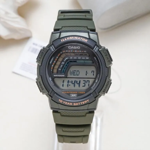 Đồng Hồ Casio 48.2 x 45 x 13.8 mm Nam WS-1800-3AVDF