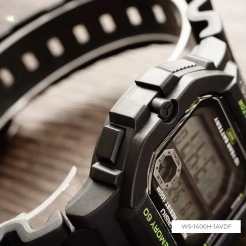 Đồng Hồ Casio 47.2 x 44.5 mm Nam WS-1400H-1AVDF