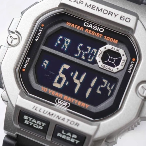 Đồng Hồ Casio 47.2 x 44.5mm Nam WS-1400H-1BVDF