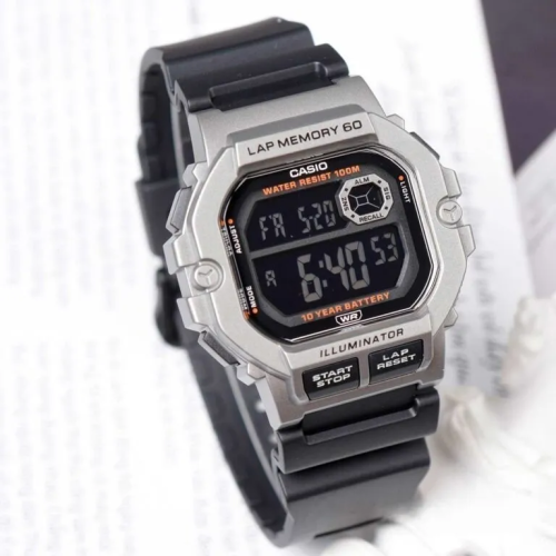 Đồng Hồ Casio 47.2 x 44.5mm Nam WS-1400H-1BVDF