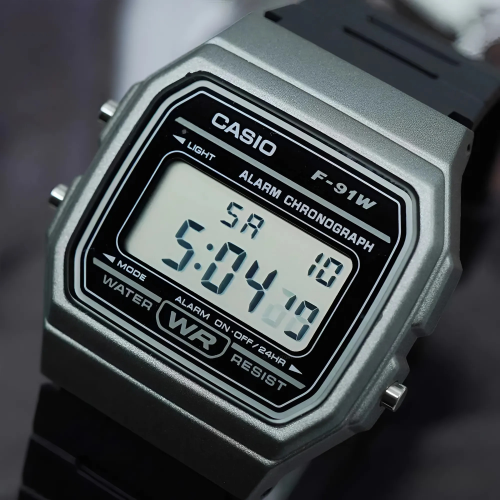 Đồng Hồ Casio Nam F-91WM-1BDF