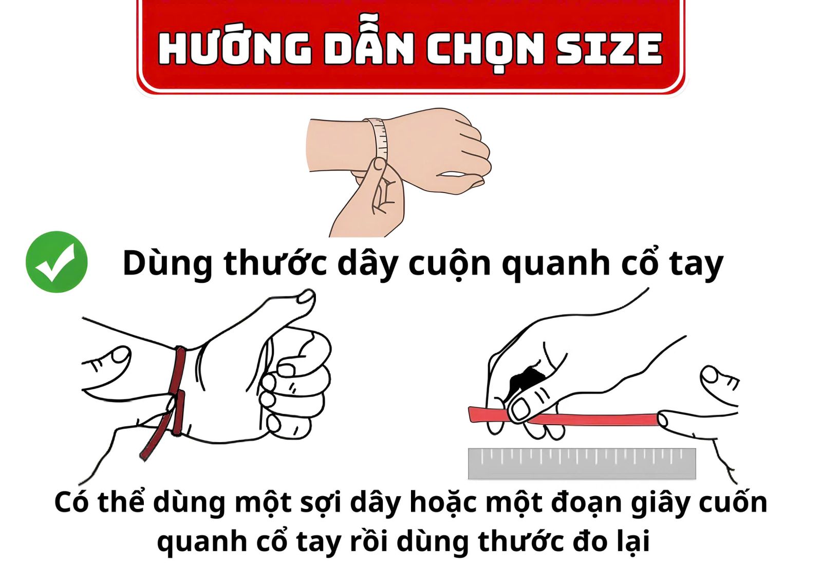 hướng dẫn chọn size